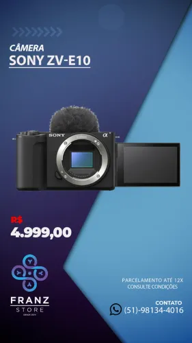 Camera Sony Zv-e10 Lacrada