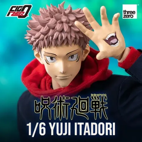Figura Yuji Itadori - Jujutsu Kaisen - Figzero 1/6 - Threezero - Revista HQ -