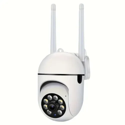 Câmera Segurança WIFI IP com Audio Resistente a agua Infravermelho Noturna Rotativa 360