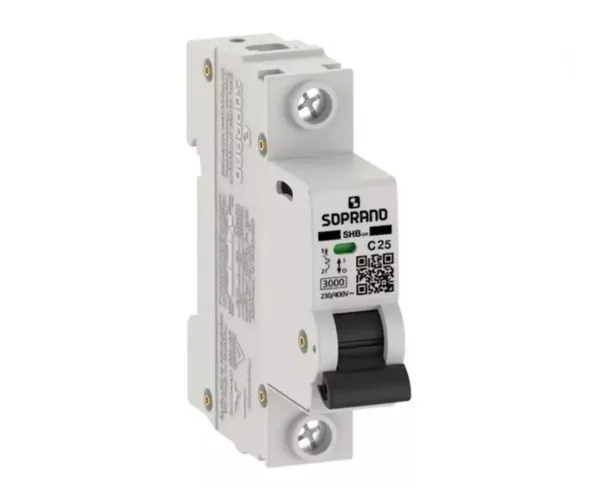 Disjuntor Soprando SHB C25 (Honestidade e Qualidade Distribuidora JK Eletrônicos)