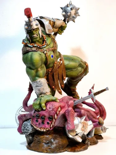 Hulk gladiador estátua 1/6 impressão 3D tipo iron studios e sideshow