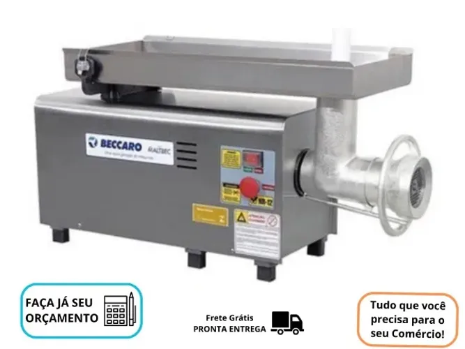 Moedor de Carne Beccaro Boca 22 Bivolt Novo