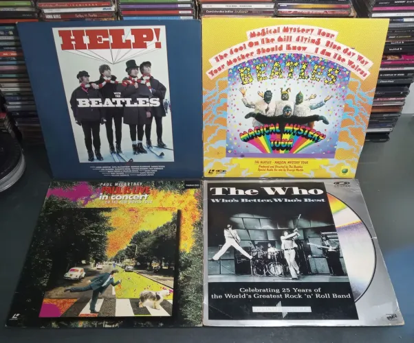 LASERDISC LD Rock E Pop Valores Individuais Na Descrição