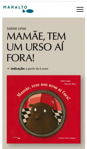 Livro - Mamãe tem um Urso ai Fora.