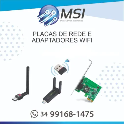 placas de rede sem fio e pci