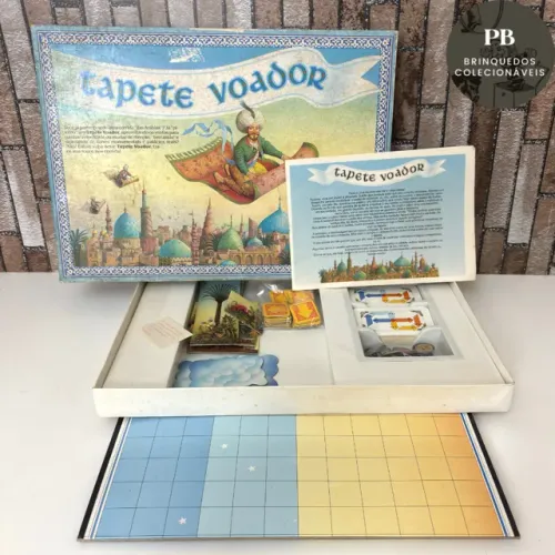 Antigo Jogo De Tabuleiro O Tapete Voador - Grow 1988