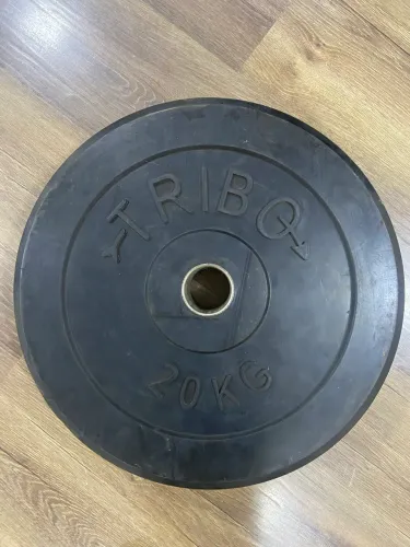 Par de Anilha 20kg olímpica  bumper plate borracha