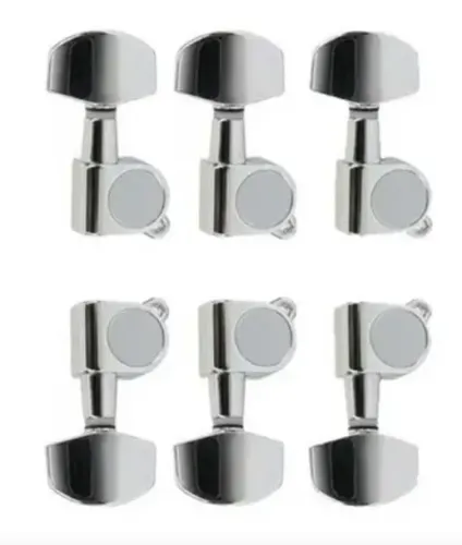 TARRAXA BLINDADA CUSTOM SOUND PARA VIOLAO ACO / GUITARRA CMH 801 3L+3R - CROMADA