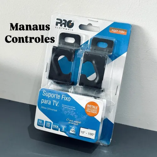 Suporte fixo para tv até 100 polegadas 