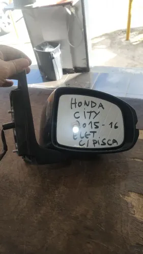 Espelho retrovisor Honda City 2015-16 lado esquerdo