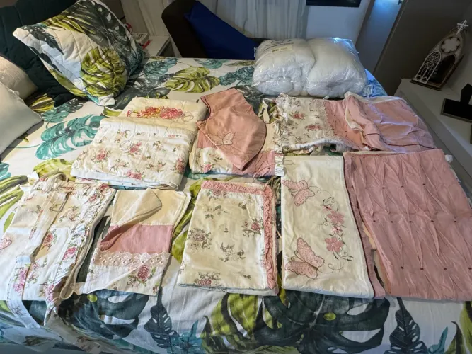 Kit berço menina Batistela