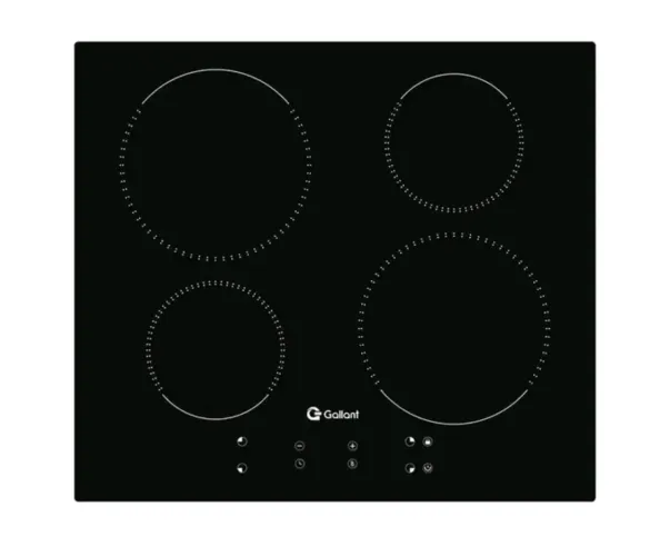 Cooktop de Indução 4 Bocas Gallant Vitrocerâmico Painel Touch Screen Preto