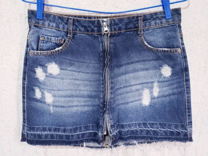 Saia Jeans Destroyed