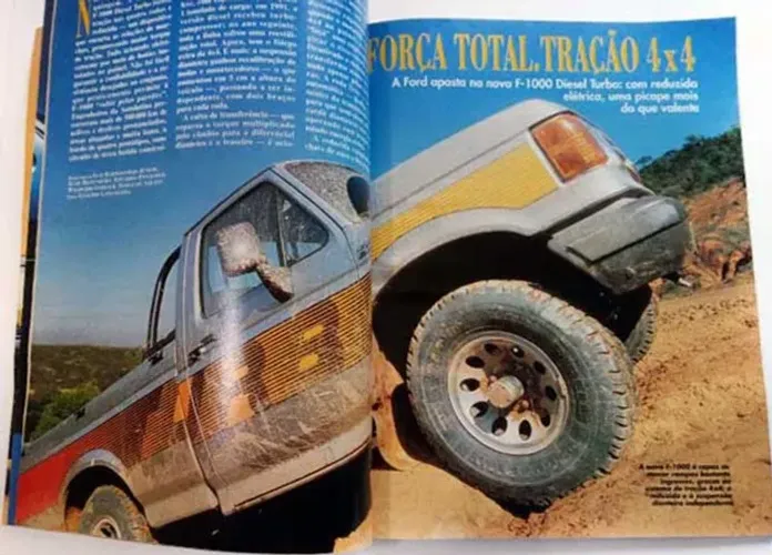 Revista Quatro Rodas - Ford F1000 4x4, Vectra CD 1994, Gol CL AP x AE