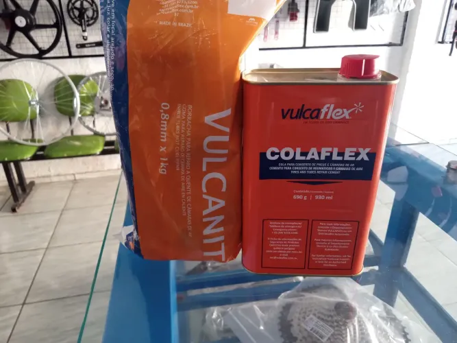kit de remendo a fogo para: motos, carros e bicicletas