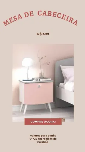 Promoção Mesa de Cabeceira - 10/01/25