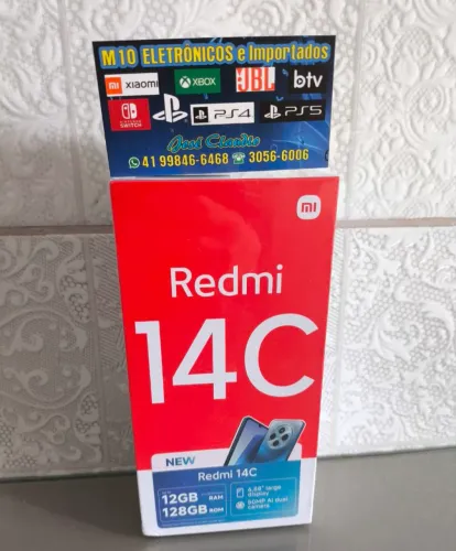 NOVO LACRADO XIAOMI REDMI 14C 256GB