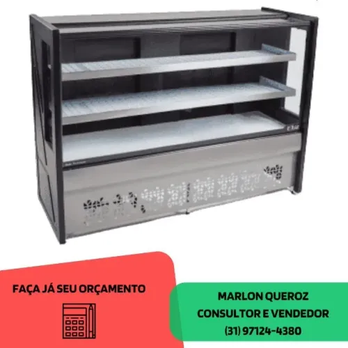 Balcão Refrigerado 1,75M 2 Placas Polar Novo
