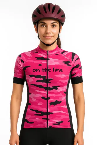 Camiseta De Ciclismo Otl Pink War