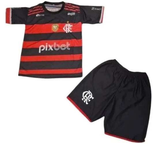Conjunto Flamengo infantojuvenil - 2 ao 14