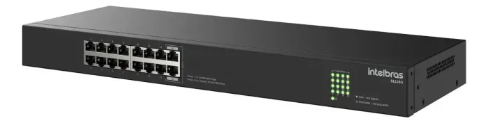 Switch 16 portas não gerenciável S1116g