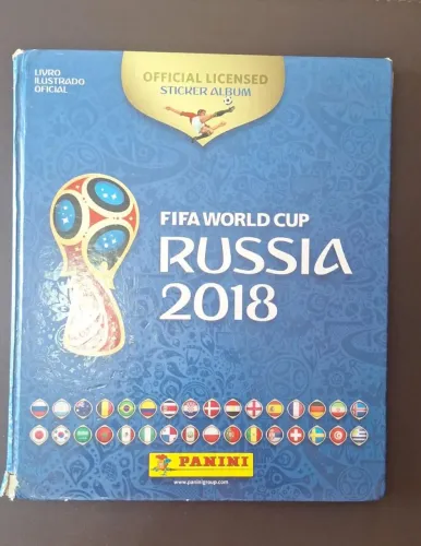 Álbum COPA 2018 (COMPLETO - 1). Capa DURA Original Panini