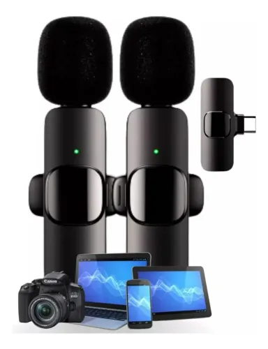 Microfone sem fio profissional para diversas aplicações