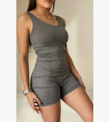 Macaquinho Feminino Fitness Zero Transparência Academia Yoga Casual Treino z1390