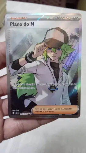 Carta Pokémon plano do N 163/086 em estado NM