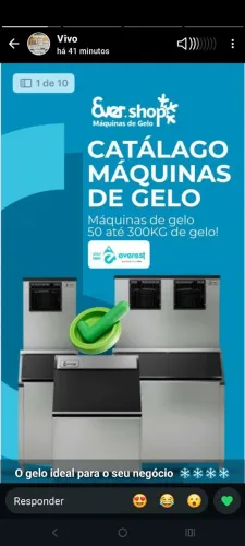 Máquina de gelo Everest 