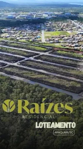 Terreno 160m² no Loteamento Raízes - Entrada de R$ 5.000 e parcelas de R$ 590