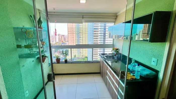 Apartamento para venda possui 60 metros quadrados com 2 quartos em Setor Bueno Mobiliado e