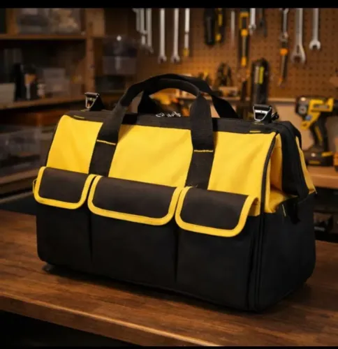 Bolsa mala para viagem e vendedor em lona reforçada