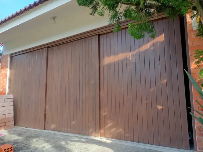 Portão de garagem completo!