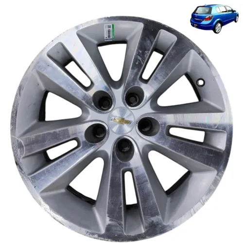 Roda Aro 17 5x110 Gm Vectra Omega Astra Zafira Com Riscos Prata