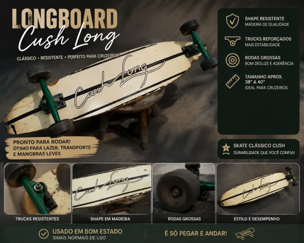 Skate longboard Cu