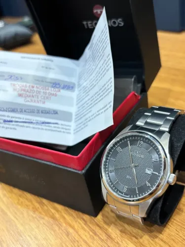Relógio Technos Steel Prata 2115TWN/1P - Full Set (Estado Impecável)