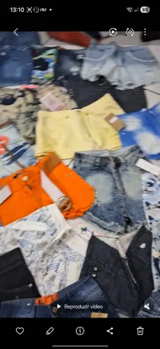 Shorts jeans vários modelos 