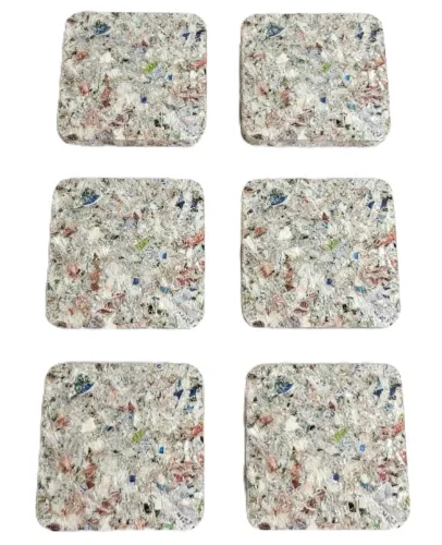 Conjunto de Porta Copos Ecológico (Tubo de Creme Dental Reciclados)