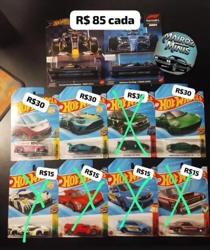 HotWheels Variáveis