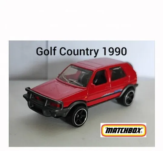 Golf country 1990 Matchbox vermelho 