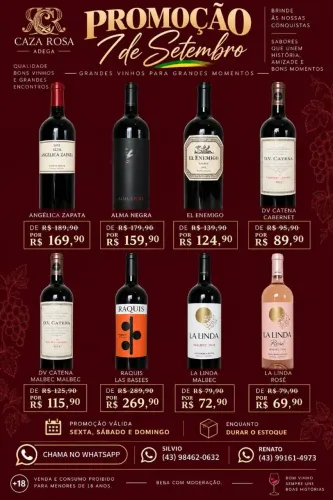 PROMOÇÕES VINHOS