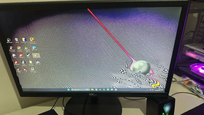 Monitor Vx Pro, 22 Pol, Led, 60hz, Hdmi/vga.