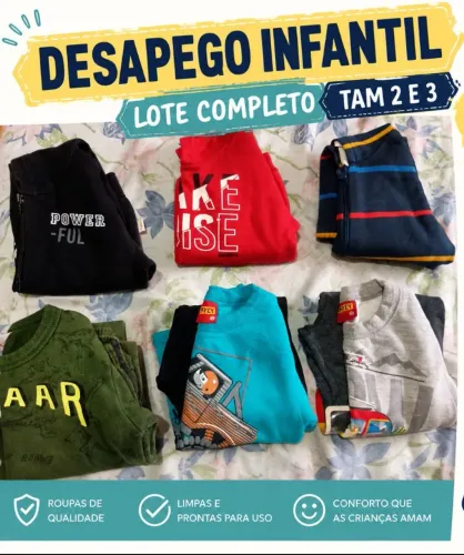 ? Desapego de Roupas de Frio Infantil ? Tam. 2 e 3 ?