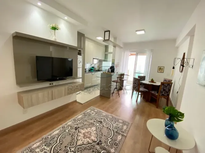Apartamento 3 quartos mobiliado para locação Gleba Palhano Londrina