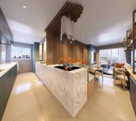 Apartamento com 2 dormitórios à venda, 50 m² por R$ 575.470,00 - Picanco - Guarulhos/SP