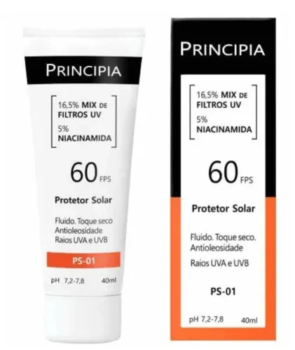 Protetor Solar Principia Skincare PS-01 FPS 60 40ml