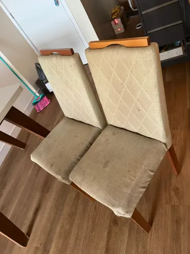 Kit com 2 cadeiras de mesa de jantar