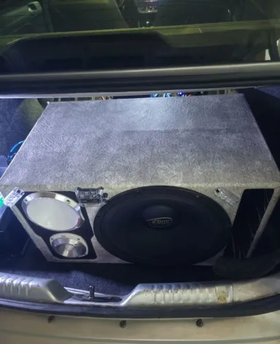 CAIXA TRIO EROS 15" 1000W RMS!