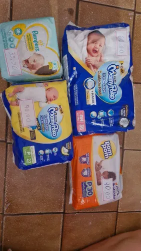 Fraldas no precin. De R$225. Por R$190
